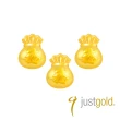 【Just Gold 鎮金店】9999黃金小金豆 1g(三入組-網路限定)