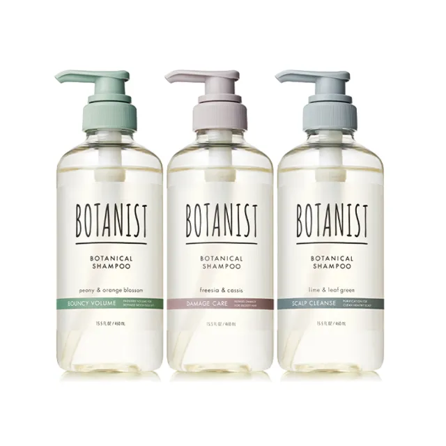 【BOTANIST】植物性洗髮精/潤髮乳460ml(小姐不熙娣推薦 受損護理/髮肌淨化/彈潤蓬鬆 植感空氣瓶)