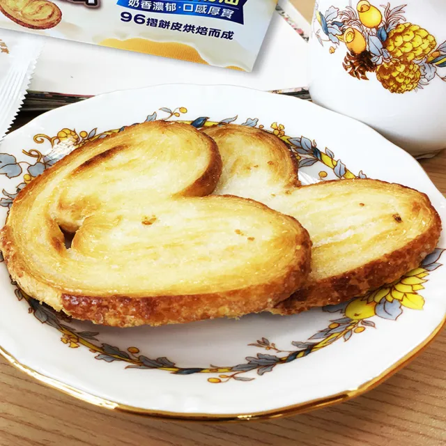 【盛香珍】蝴蝶派量販盒-原味奶油400g/盒(內約15片)送禮推薦 伴手禮 餅乾禮盒 蝴蝶酥 下午茶 中秋(中秋禮盒