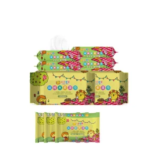 【獅子寶寶】超純水濕巾厚型80抽x12包+20抽x6包