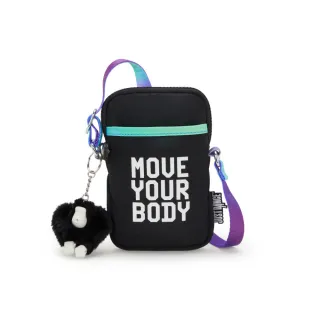 【KIPLING】KIPLING X JUST DANCE 舞夜黑可愛長方形小包-TALLY