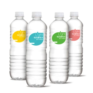 【悅氏】light鹼性水600mlx2箱(共48入)
