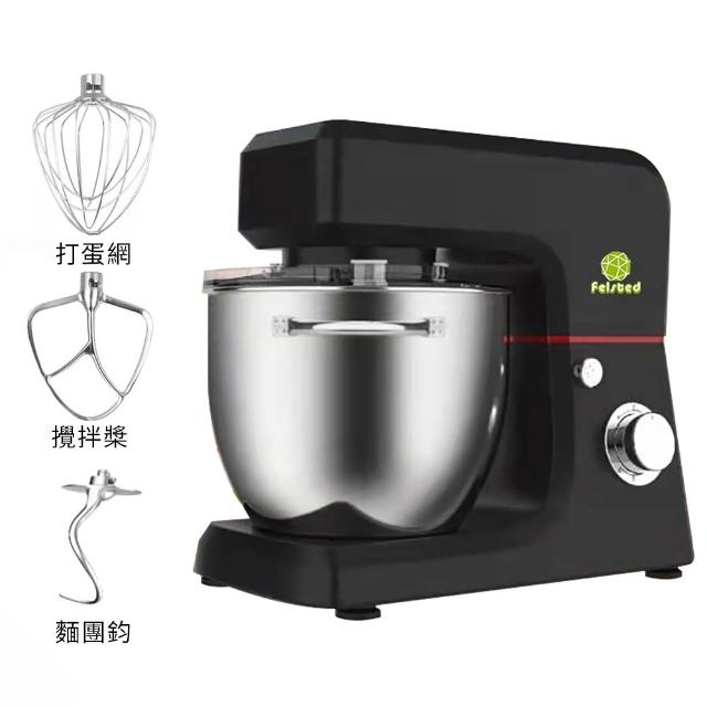 【Felsted/菲仕德】商用10L大容量多功能攪拌機(麵團攪拌/揉麵機/麵團機/和面機/廚師機/打蛋機/送配件)