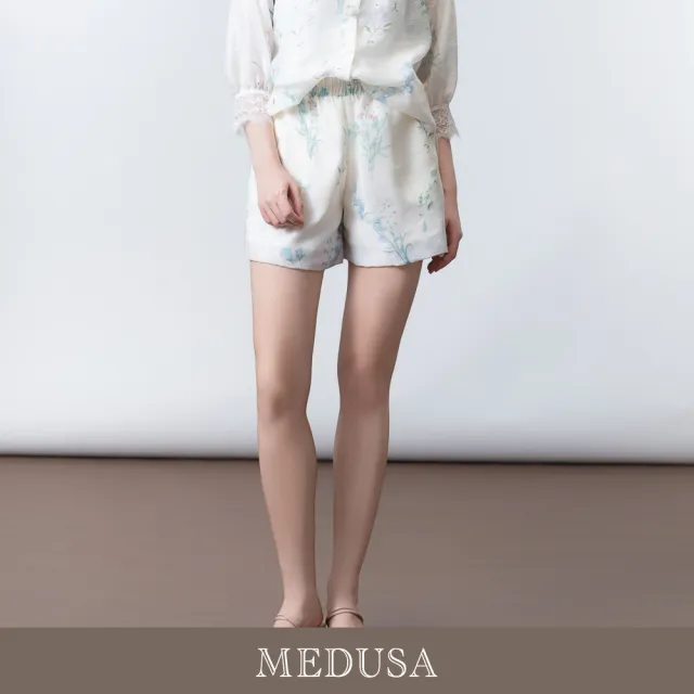 【MEDUSA 曼度莎】現貨-輕柔晨曦天絲花苞短褲（M-XL）｜天絲涼感 女休閒短褲(601-5000B)