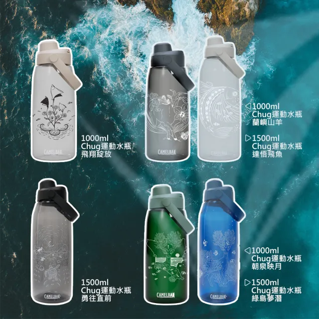 【CAMELBAK】1000ml Chug運動水瓶 離島記憶系列(台灣限定/澎湖/小琉球/綠島/蘭嶼)