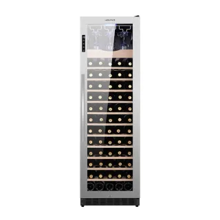 【LEZUN 樂尊】LZ-270L02智能可觸控恆溫紅酒 櫸木儲酒櫃(不鏽鋼紅酒櫃 冷藏櫃 酒櫃)