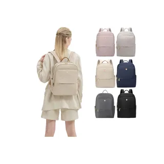 【SPRING】交換禮物 尼龍後背包14吋電腦後背包輕旅行後背包商務通勤後背包-多色