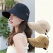 【I.Dear】韓國網紅同款趙露思春夏薄款復古休閒寬簷鴨舌帽(3款/棒球帽 遮陽帽 高爾夫球帽 空頂帽 遮陽帽女)