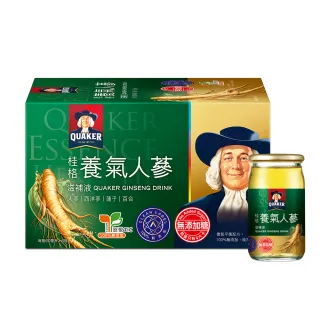 【QUAKER 桂格】無糖養氣人蔘60ml×6入×1盒(共6入)