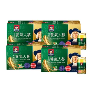 【QUAKER 桂格】無糖養氣人蔘60ml×6入x4盒(共24入)