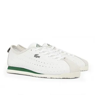 【LACOSTE】CLUB-LOW 男鞋 皮革 阿甘鞋 休閒鞋 運動鞋 白綠(49SMA0042_1R5)