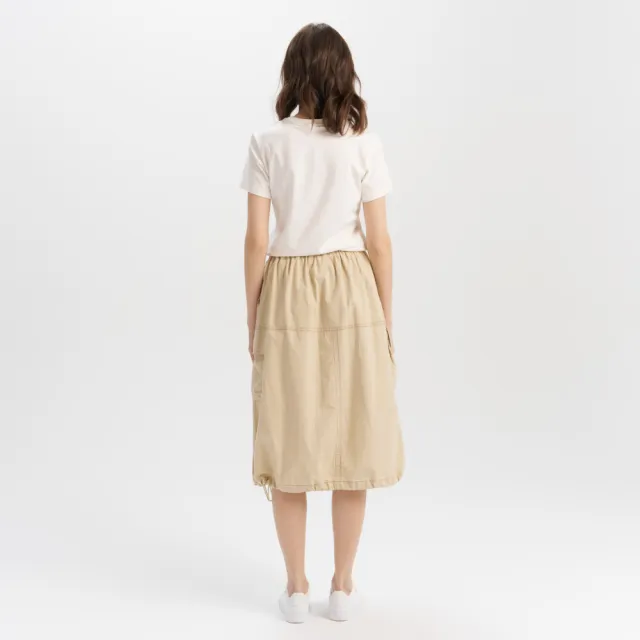 【LEVIS】女款 空氣裙 舒適裙擺 休閒長裙 熱賣單品 003W4-0002