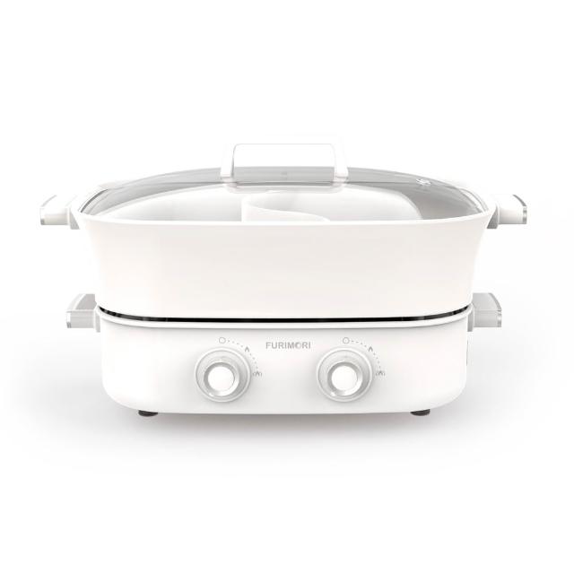 【FURIMORI 富力森】6L雙旋鈕鴛鴦電火鍋(FU-EH860)