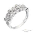 【Vividventure 亞帝芬奇】925銀台 36分 天然鑽石 鑽石 線戒 星光燦爛