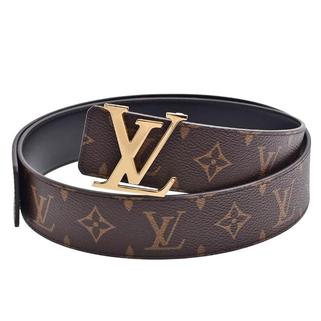 LV LOUIS VUITTON路易威登 M0566U INITIALES 40 系列 Monogram 帆布字母釦環腰帶/皮帶