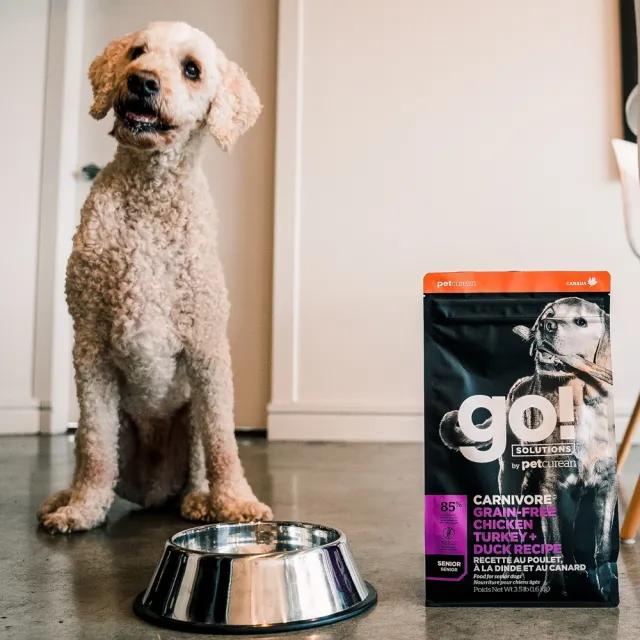 【Go!】雞肉鮭魚 3.5磅 兩件優惠組 老犬高肉量系列 低卡無穀天然糧(狗糧 體重控制 狗飼料 寵物食品)