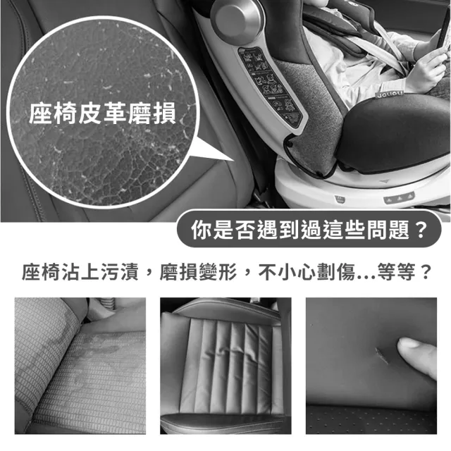 【JHS】安全座椅防磨止滑墊 汽座保護墊(安全座椅墊 座椅保護墊 汽座保護 汽車保護墊)