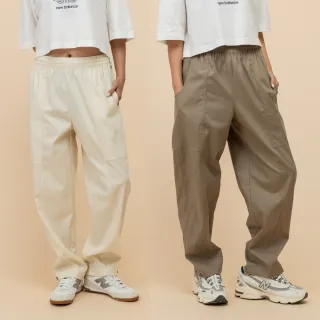 【NEW BALANCE】NB 可調節式寬褲長褲_女性_杏/綠/深褐_WP51501DKJ_WP51501DOK_WP51501LIN(美版 版型偏大)
