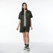 【JEEP】女裝 率性鋒芒工裝短袖襯衫(綠色)