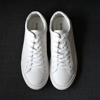 【WYPEX】現貨+預購 簡約時尚真皮小白鞋 男鞋