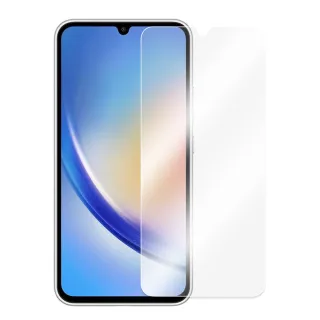 【ZA 喆安】A34 9H亮面高清鋼化玻璃螢幕手機保護貼膜(適用三星Samsung Galaxy)
