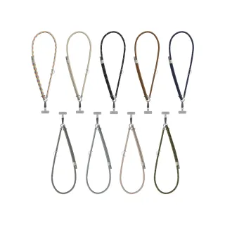 【RHINOSHIELD 犀牛盾】編織手機掛繩組合-背帶式(手機掛繩+掛繩夾片)(Apple/Android適用)