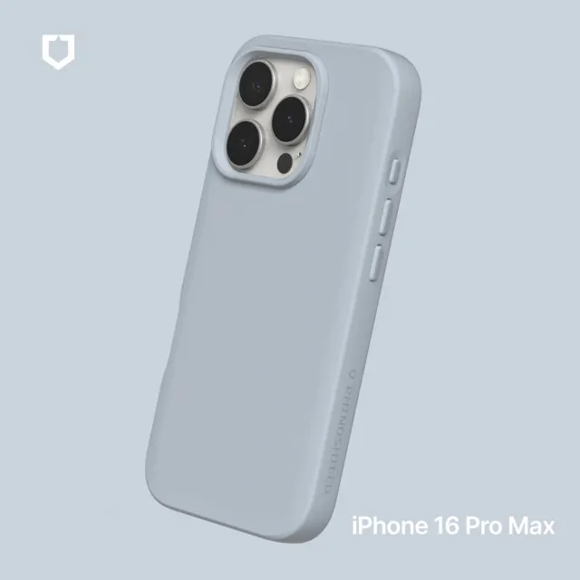 【RHINOSHIELD 犀牛盾】iPhone 16 Pro Max 6.9吋 SolidSuit經典防摔背蓋手機保護殼(相機鍵開孔版)
