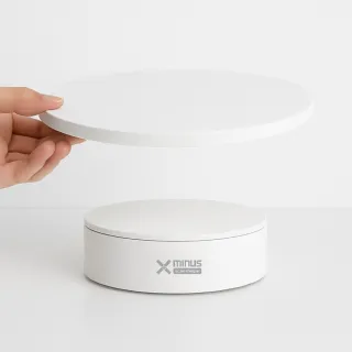 【REVOPOINT適用配件】XMinus 13 +22 Cm 二合一電動轉台/轉盤(掃描、拍攝、直播、展示、雙供電模式)