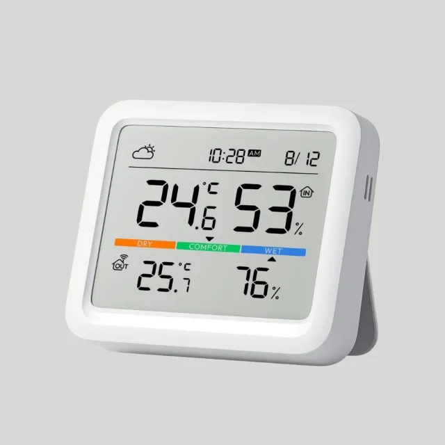 【SwitchBot】Meter Pro 溫溼度感測器(溫濕度感測/桌上時鐘/環境感測器)