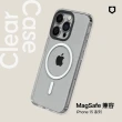 【RHINOSHIELD 犀牛盾】iPhone 全系列 Clear MagSafe兼容磁吸透明手機殼(相機鍵按鈕/開孔版)