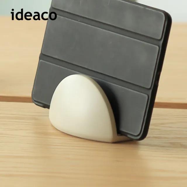 【IDEACO】日本ideaco 極簡風平板電腦收納架-多色可選(平板收納架/半圓形收納架/雜誌架)
