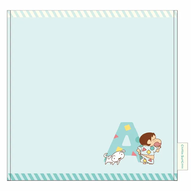 【T’S FACTORY】蠟筆小新 純棉刺繡方巾 純棉手帕