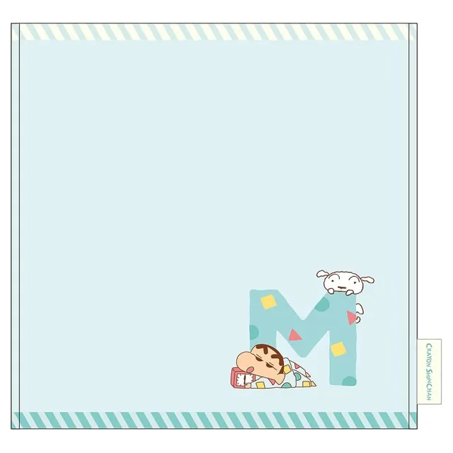 【T’S FACTORY】蠟筆小新 純棉刺繡方巾 純棉手帕
