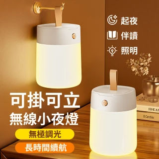【ANTIAN】可提/可掛 兩用臥室LED護眼觸控小夜燈 起夜伴睡護眼柔光床頭燈 睡眠燈 露營燈