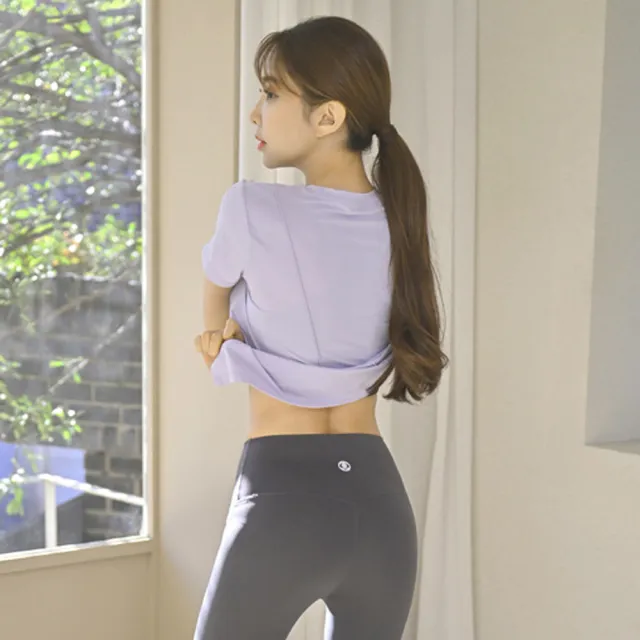 【BODYAIR】任2入 圓領側開綁結斜擺短袖上衣(瑜珈.慢跑.運動.健身.透氣.蝴蝶結.舞蹈.運動服)