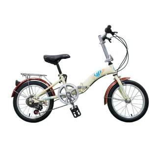 【DIVANO】16吋日本6速轉把摺疊腳踏車