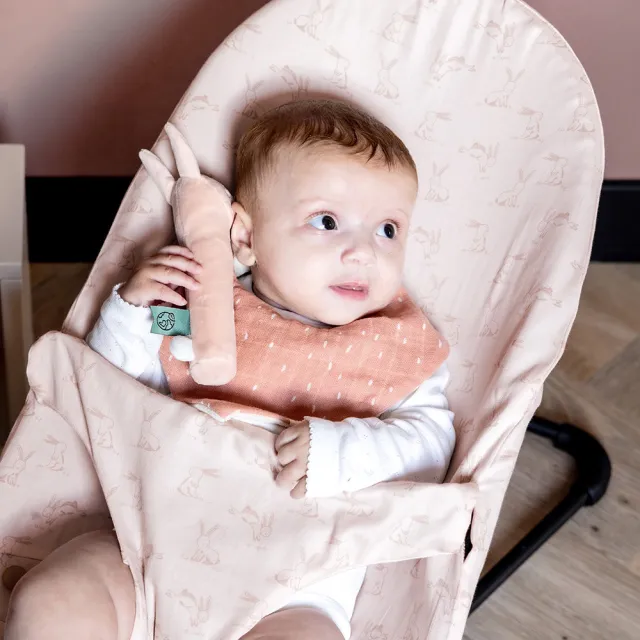 【Trixie 比利時】有機棉三角兜3件組 多款可選(圍兜 副食品圍兜 口水巾)