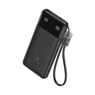 【ANKER】官方授權直營 A1388 10000mAh 22.5W 1C1A 行動電源(37Wh機身標示/自帶USB-C線/螢幕顯示)