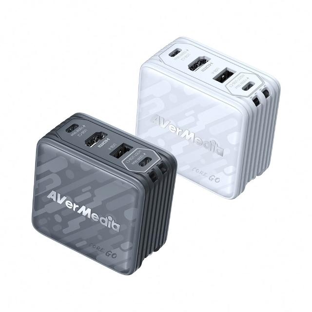 【AVerMedia 圓剛】CORE GO GC313 影像傳輸充電器(白/黑)