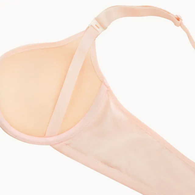 【Gennies 奇妮】哺乳內衣 簡約無痕軟鋼圈內衣(膚 超值)