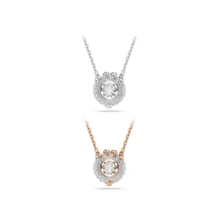 【SWAROVSKI 施華洛世奇】Dragon & Phoenix 鏈墜 龍爪 白色 鍍白金色/鍍玫瑰金色(2色任選)