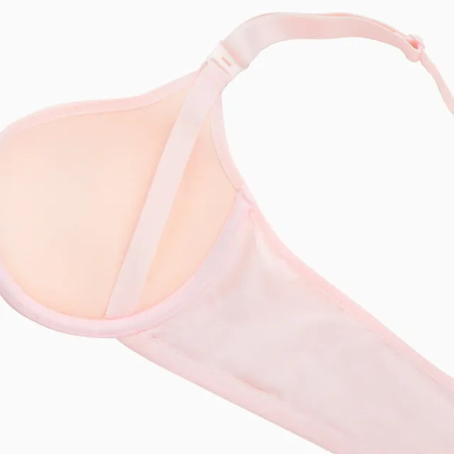 【Gennies 奇妮】2件組*哺乳內衣 簡約無痕軟鋼圈內衣(膚)