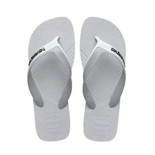 【havaianas 哈瓦仕】拖鞋 男鞋 夾腳拖 巴西 Dual 白灰 4145602-8275M(哈瓦士)