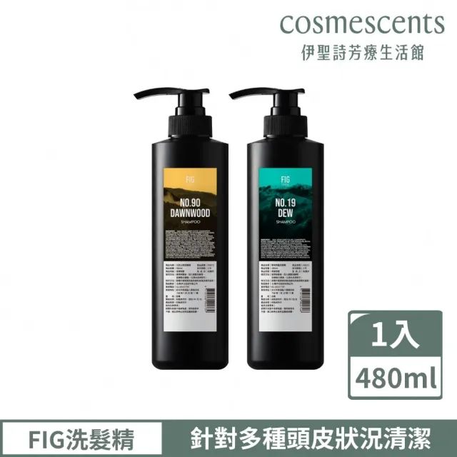 【伊聖詩】FIG 洗髮精480ml(大武山間/雲峰清露/沙龍級洗髮)