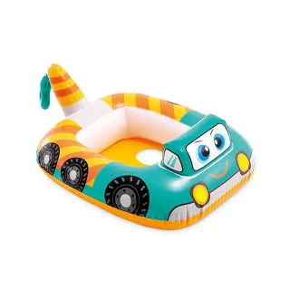 【TAS極限運動】INTEX嬰兒/寶寶專用造型坐圈(寶寶泳圈 泳圈 充氣坐艇 有靠背小手可抓握 浮排)