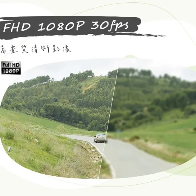 【Polaroid 寶麗萊】DE310WGS+RC-A11S 全功能行車記錄器 附記憶卡(雙鏡頭高畫質錄影汽車行車紀錄器)