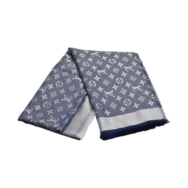 LV LOUIS VUITTON路易威登 M71376 Monogram DENIM 披巾