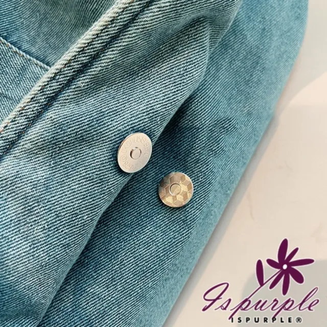 【iSPurple】雙11 都會牛仔 大容量時尚單斜肩鍊條托特包(淺藍)