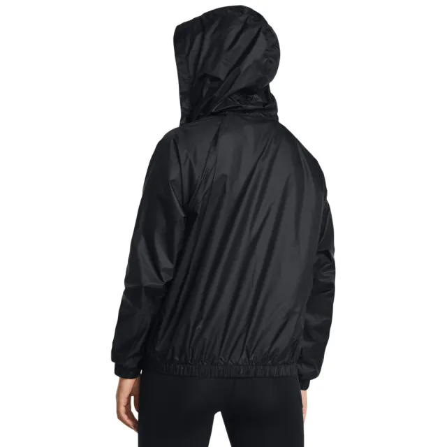 【UNDER ARMOUR】女 SPORT 防風外套_1382698-001(黑色)