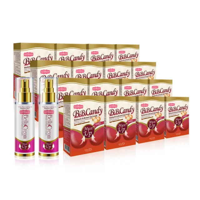 【IvyMaison】美胸雙效套組(雙效自信豐盈糖*16+專利Volufiline美胸活膚霜30ml*2)